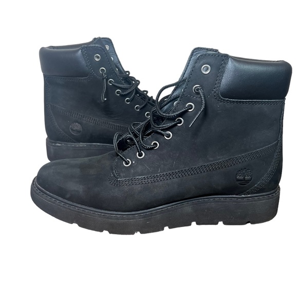 Timberland Women's Boots Black Leather Laces Flats Sensorflex Ankle size 9.5 - Picture 7 of 9